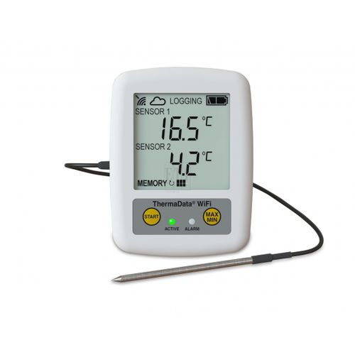 温度数据采集器 - ThermaData TD1F - Electronic Temperature Instruments Ltd - USB / WiFi / LCD显示