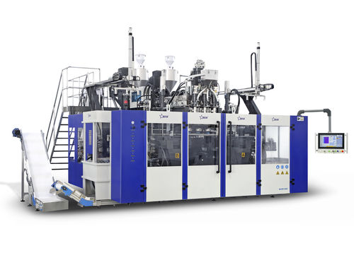 吹瓶机 - B20D-900 - Suzhou Bestar Blow Molding Machinery Co.,Ltd. - 挤出 / 带把手容器 / 双工作站