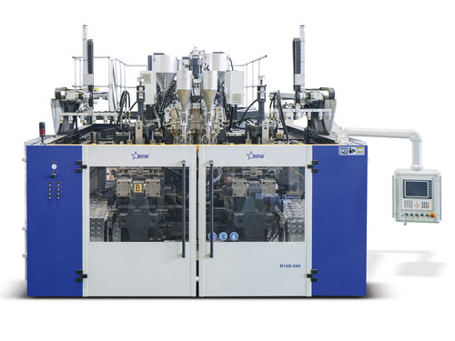 挤出吹塑机 - B15D-560  - Suzhou Bestar Blow Molding Machinery Co.,Ltd. - 瓶子 / 用于容器 / 双工作站