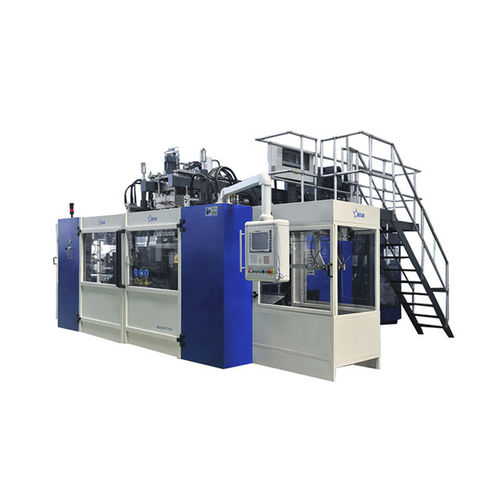 挤出吹塑机 - B20D-750 - Suzhou Bestar Blow Molding Machinery Co.,Ltd. - 塑料瓶 / 用于容器 / 双工作站