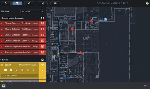 管理软件 - Orbit - Boston Dynamics - 分析 / 追踪 / 实时