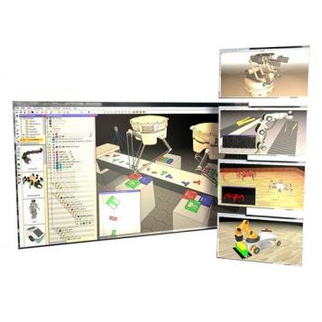 模拟软件 - V-REP - Hibot - 机器人应用 / 3D / Windows
