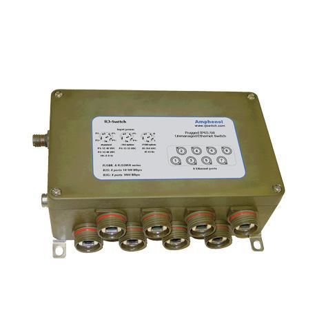 管理型网络交换机 - RJSML-8ELMG - AMPHENOL SOCAPEX - 8端口 / 千兆以太网 / RJ45