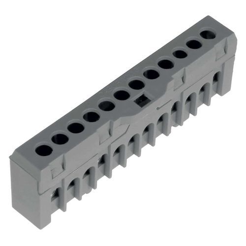 螺钉式接线端子 - QBLOK - Cabur - 塑料 / 单极 / 灰色