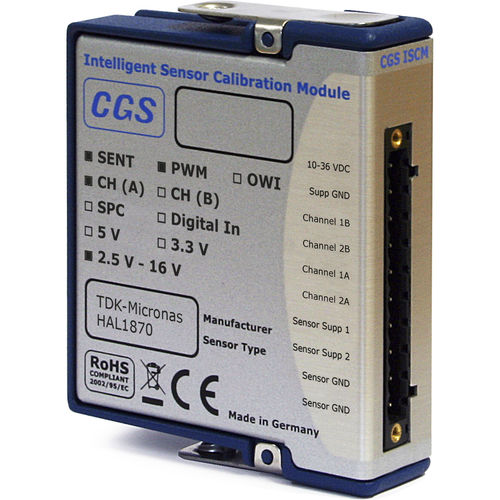 模拟IO模块 - ISCM TDK-Micronas HAL - CGS Computer Gesteuerte Systeme GmbH - 紧凑型RIO / 4通道 / FPGA