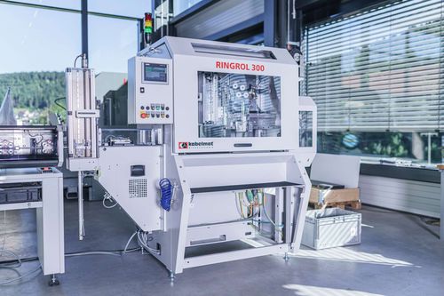 自动打卷机 - RINGROL 300 - Kabelmat Wickeltechnik GmbH - 用于膜 / 电缆 / 用于生产管道