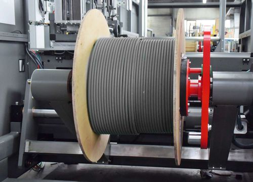 电缆打卷机 - UMROL 1600 (1800) AUF - Kabelmat Wickeltechnik GmbH - 用于生产管道 / 自动