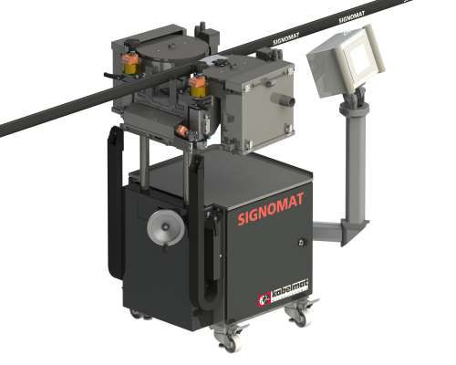 热式打标机 - SIGNOMAT - Kabelmat Wickeltechnik GmbH - 用于塑料 / 集成式 / 用于线缆