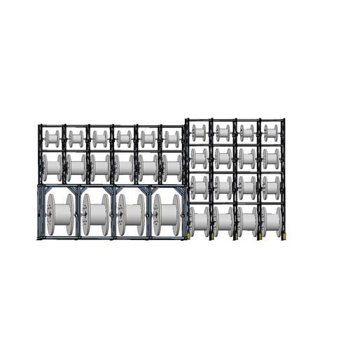 存储仓库货架 - ABROL - Kabelmat Wickeltechnik GmbH - 多储藏空间 / 水平存储 / 动态