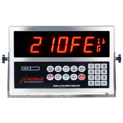 LED显示称重仪表 - 210FE - Cardinal Scale - 坚固 / IP66 / RS-232