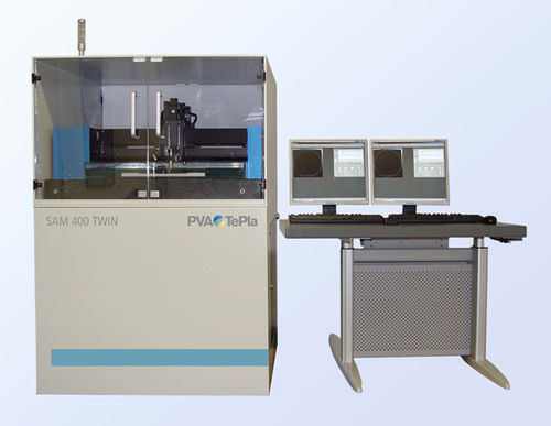 分析显微镜 - SAM 400 TWIN - PVA TePla Analytical Systems GmbH - 用于研究 / 高速 / 超声扫描式
