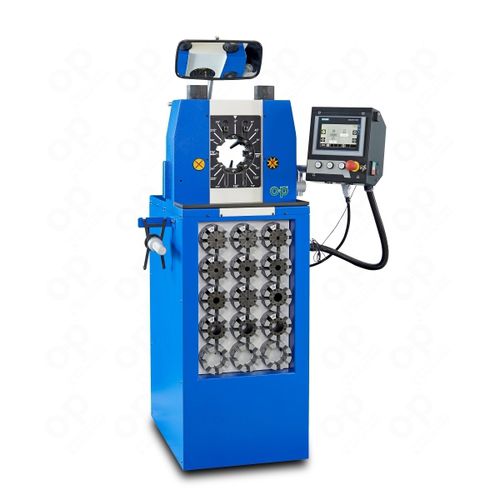 软管扣压机 - TUBOMATIC V59 ES - OP Srl - 半自动 / 液压 / PLC控制