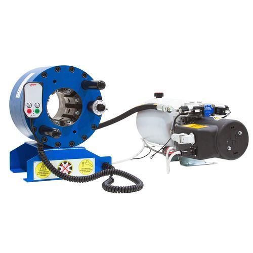 液压管用扣压机 - TUBOMATIC H83/E LIGHT - OP Srl - 液压 / 电动液压 / 紧凑型