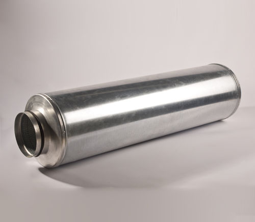 通风消声器 - BSAB-R series - BSK Ventilation - 空调用 / 管状 / 金属