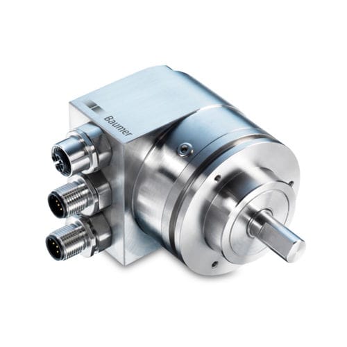 模块化旋转编码器 - EAM580RS - Baumer Group/堡盟 - 绝对 / 磁性 / 实心轴
