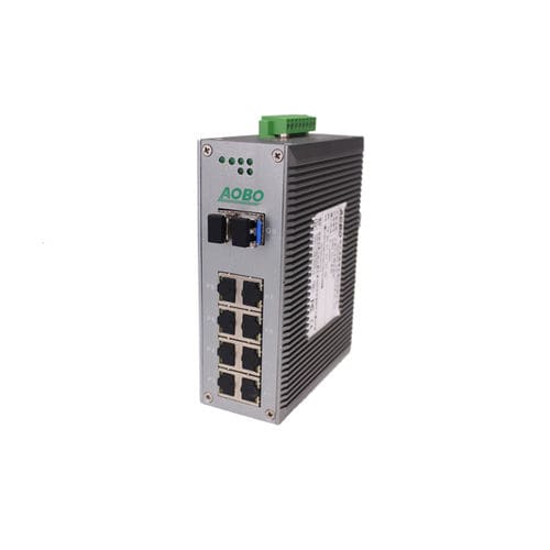 管理型以太网交换机 - AOBO 6012 series - HANGZHOU AOBO TELECOM.,LTD. - 12 端口式 / 千兆以太网 / DIN导轨