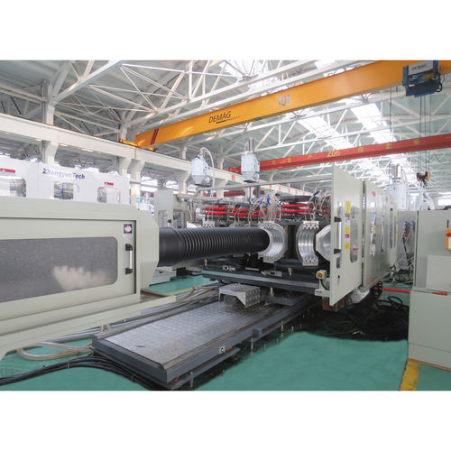 双壁波纹管管道挤出生产线 - ZC-300H - Zhongyun Group - 水冷式 / 波纹管 / 用于雨水管道