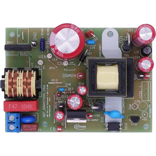 开放式框架电源 - REF_5AR4770AG_15W1 - Infineon Technologies AG/英飞凌 - AC/DC / 调节 / 开关式