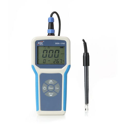 手提式电导仪 - DDS-1702  - Shanghai Boqu Instrument Co.,Ltd. - 带自动温度补偿 / 带数据记录器 / 水