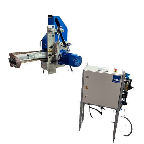 带式砂轮机 - IMM Maschinenbau GmbH - 电动 / 精准 / 用于车床