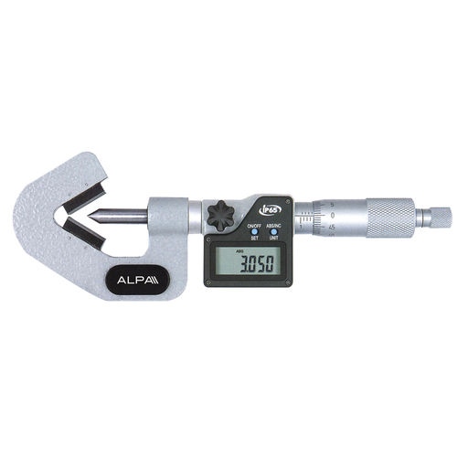 V形鼻千分尺 - BA085 series - Alpa Metrology - 室外用 / 用于刀具测量 / 数字