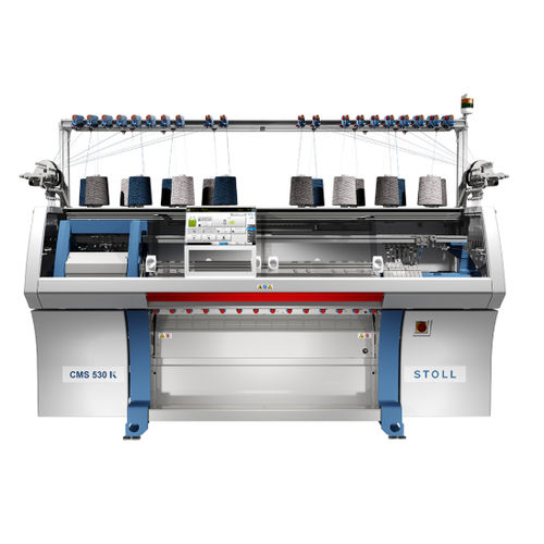 扁平针织机 - CMS 530 KI BC MULTI GAUGE - STOLL - 紧凑型 / 电脑辅助 / 工业