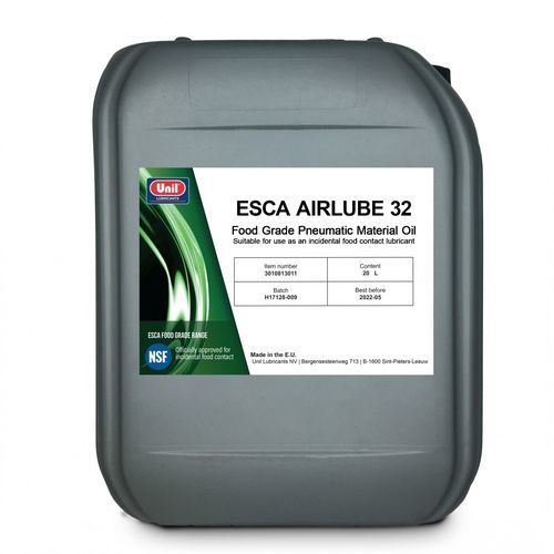 润滑油 - ESCA AIRLUBE 32 - UNIL LUBRICANTS - 接触 / 矿物 / 食品工业