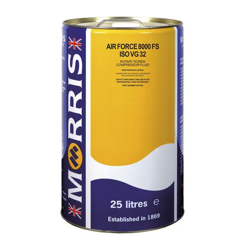 润滑剂油 - Air Force 8000 FS ISO VG 32 - Morris Lubricants (Mfg.) - 复合陶瓷 / 用于压缩机 / 工业