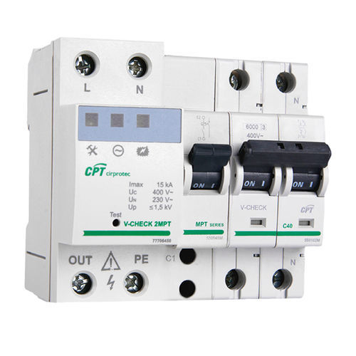 2型避雷器 - V-CHECK 2MPT-63 - Cirprotec - II 级 / 用于远程通信 / 防过压
