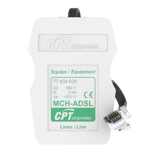 ADSL线路避雷器 - MCH-PP - Cirprotec - 电话线 / 1 对 / RJ45