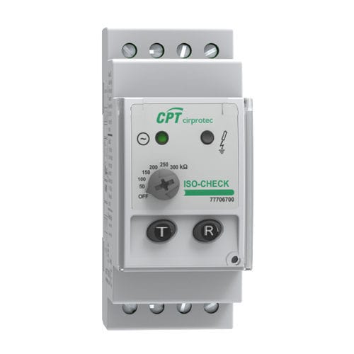 交流电网绝缘控制器 - ISO-CHECK 230V - Cirprotec - DIN导轨 / 用于光伏应用 / 用于电动汽车充电站