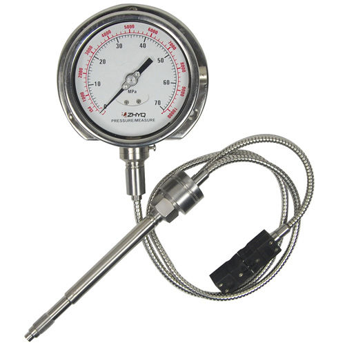 表盘压力计 - PT124Y-615 - Shanghai Zhaohui Pressure Apparatus Co.,Ltd.(ZHYQ) - 不锈钢 / 波登管 / 用于熔融材料