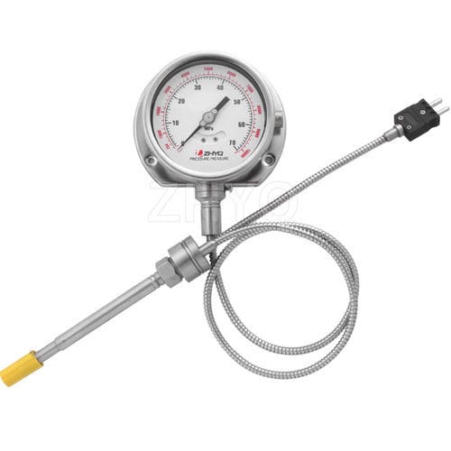 表盘压力计 - PT124Y-615 - Shanghai Zhaohui Pressure Apparatus Co.,Ltd.(ZHYQ) - 不锈钢 / 钢 / 塑料