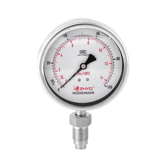 表盘压力计 - PT124Y-620 - Shanghai Zhaohui Pressure Apparatus Co.,Ltd.(ZHYQ) - 螺纹 / 波登管 / 工艺流程