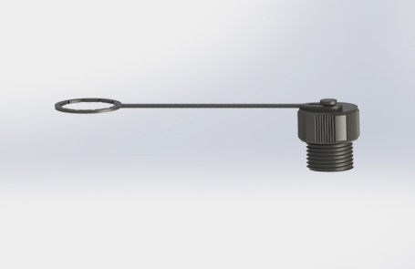 电连接器盖子 - 001-M12-001 - Suzhou Exceedconn Technology Co.,Ltd. - 螺纹 / 圆形 / 热塑性塑料