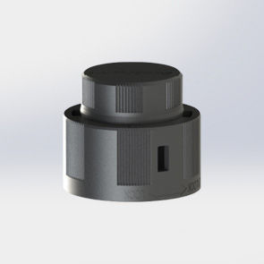 电连接器盖子 - 001-PV-001 - Suzhou Exceedconn Technology Co.,Ltd. - 圆形 / 热塑性塑料 / 硅类橡胶