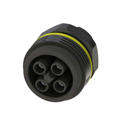 供电连接器 - EP040-2124-00 - Suzhou Exceedconn Technology Co.,Ltd. - Socket / 注模 / 直线型