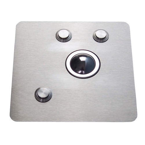 机械轨迹球 - TBFM-38S-2+1B-M-U - WES Systeme Electronic GmbH - 面板式 / 38 mm / USB
