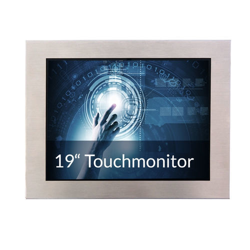 TFT-LCD显示器 - IP65-19T-PCAP - WES Systeme Electronic GmbH - PCAP电容式触摸屏 / 多点触摸屏式 / LED背光