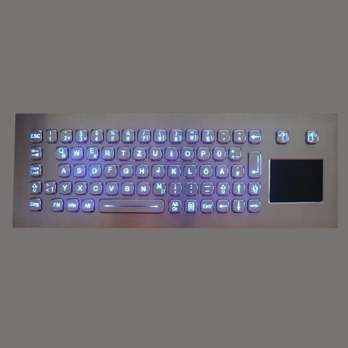 面板式键盘 - TASTATUR-70BLTPAD-OUT - WES Systeme Electronic GmbH - 机械按键 / 70键式 / 带触摸板