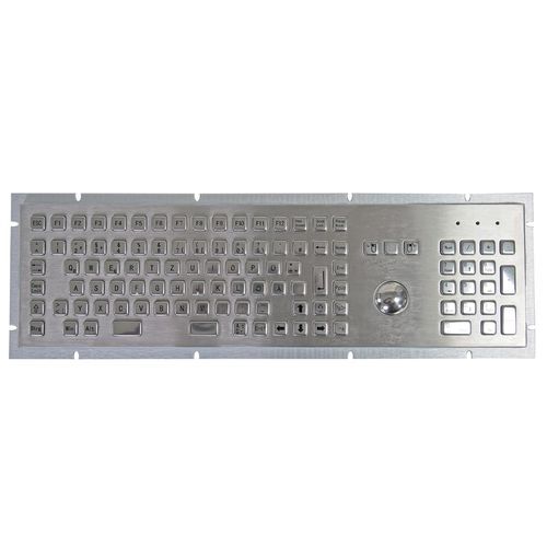 面板式键盘 - TASTATUR-102TS - WES Systeme Electronic GmbH - 机械按键 / 102键 / 轨迹球