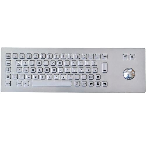 面板式键盘 - TASTATUR-75TS - WES Systeme Electronic GmbH - 机械按键 / 66 键式 / 轨迹球