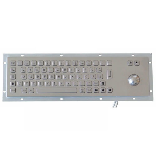 面板式键盘 - TASTATUR-66OS-US - WES Systeme Electronic GmbH - 机械按键 / 66 键式 / 轨迹球