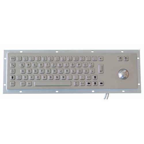 面板式键盘 - TASTATUR-66OS - WES Systeme Electronic GmbH - 机械按键 / 66 键式 / 轨迹球