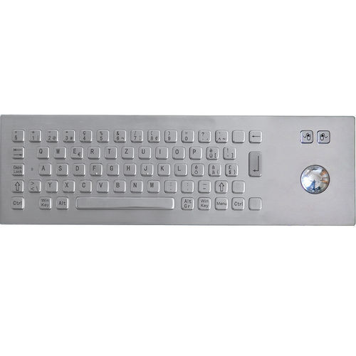 面板式键盘 - TASTATUR-75TS-CH - WES Systeme Electronic GmbH - 机械按键 / 65 键式 / 轨迹球