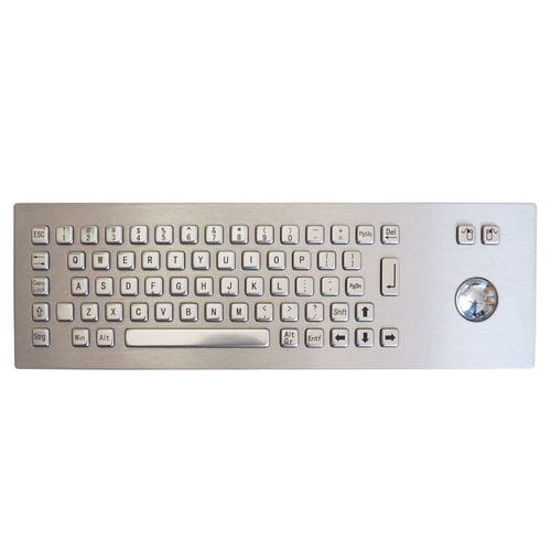 面板式键盘 - TASTATUR-75TS-US - WES Systeme Electronic GmbH - 机械按键 / 65 键式 / 轨迹球