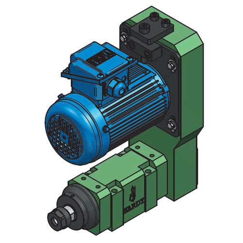 加工车间主轴 - S25H-ER20 - HANN KUEN MACHINERY - 钻孔 / 电动