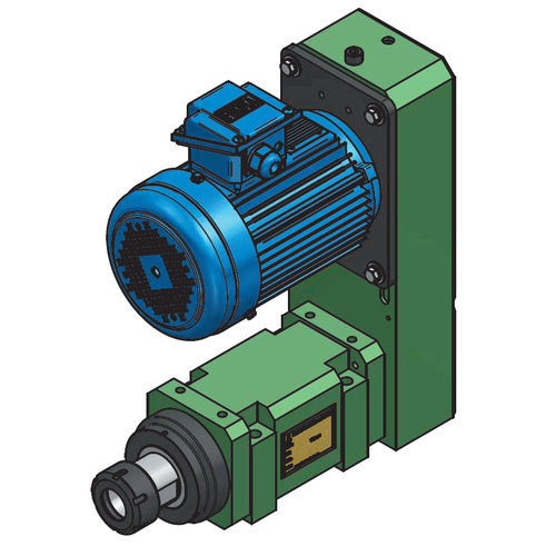 钻孔主轴 - S45H-NT30 - HANN KUEN MACHINERY - 加工 / 电动