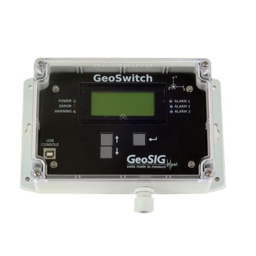 MEMS地震传感器 - GeoSwitch - GeoSIG Ltd - 三轴 / IP65 / NEMA4