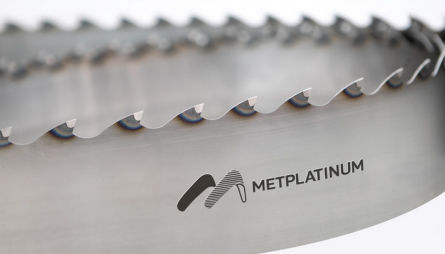 截断锯条 - MetPlatinum - METAMOB - 带式 / 钢 / 用于木材